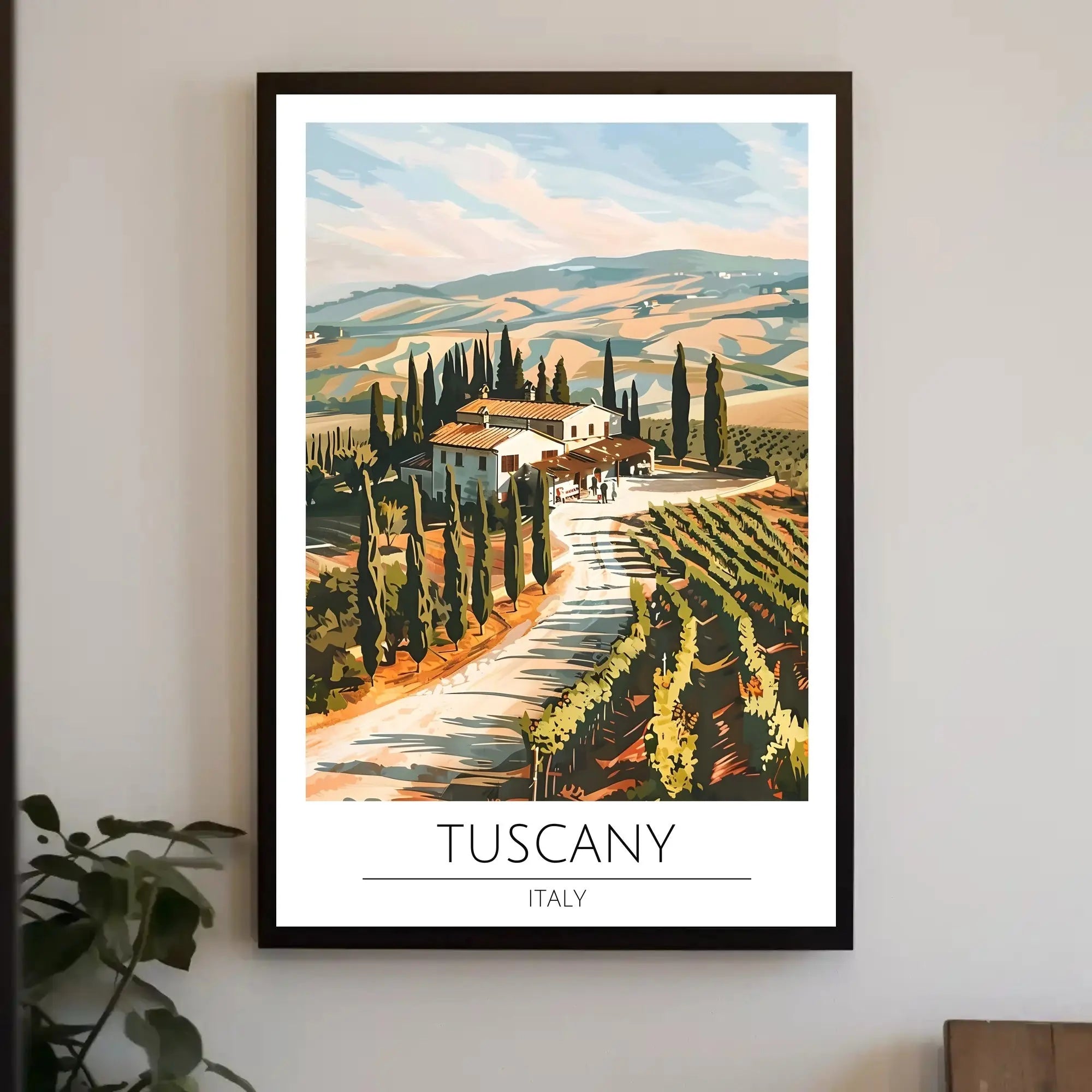 Tuscany Scenic Travel Poster PosterGoat