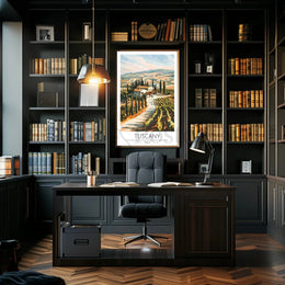 Tuscany Scenic Travel Poster PosterGoat