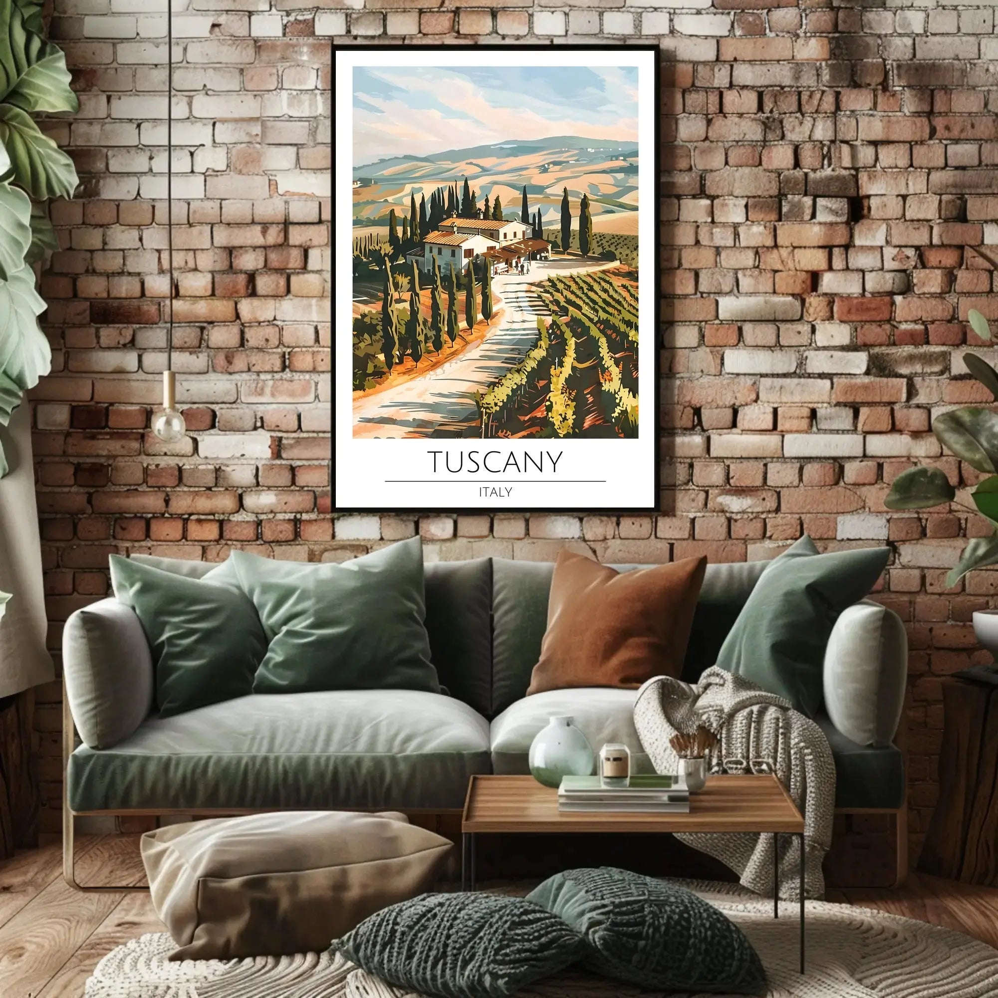 Tuscany Scenic Travel Poster PosterGoat