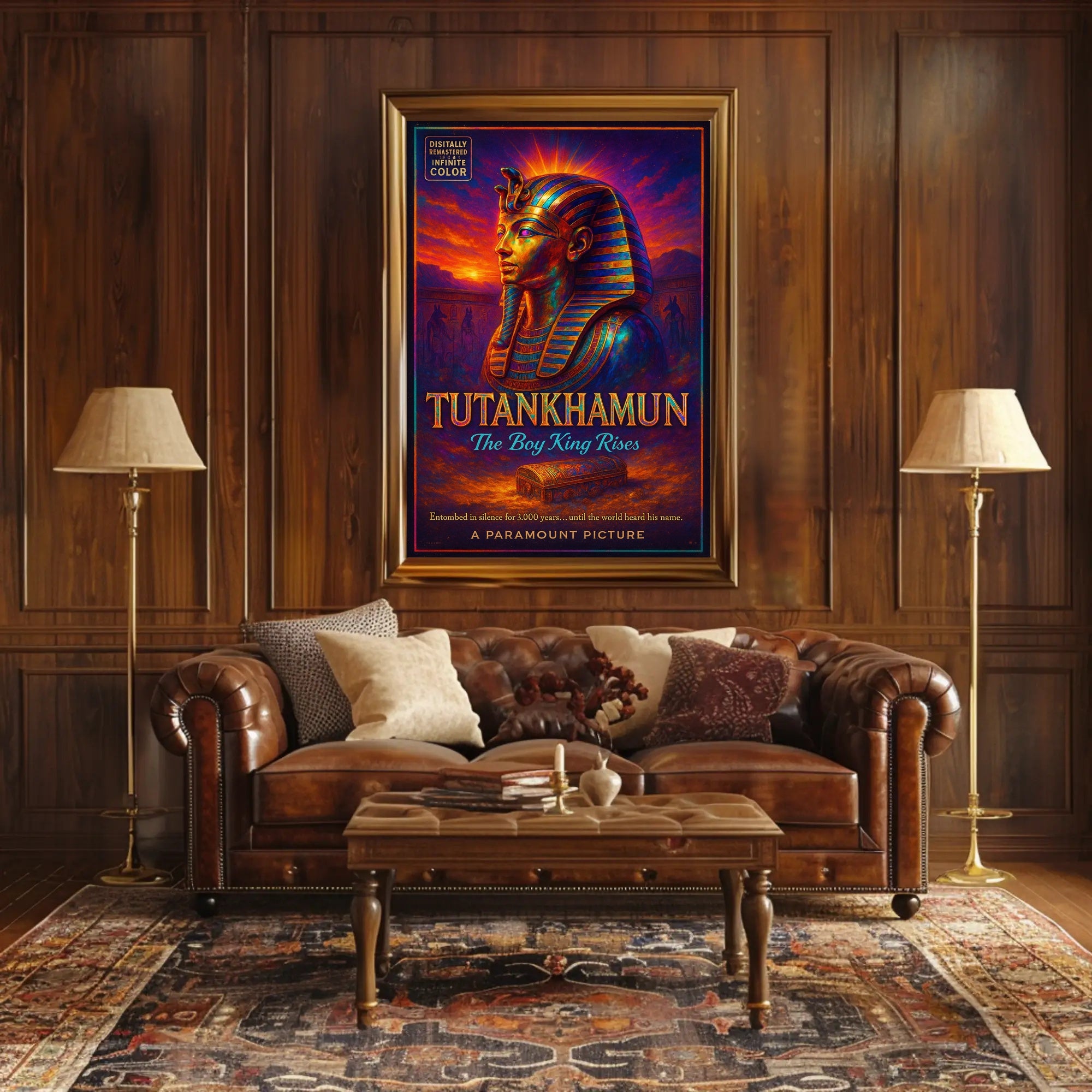 Tutankhamun The Boy King Rises Poster PosterGoat
