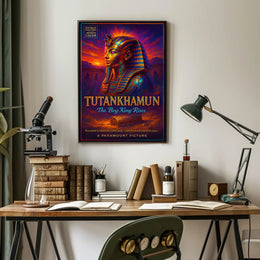 Tutankhamun The Boy King Rises Poster PosterGoat