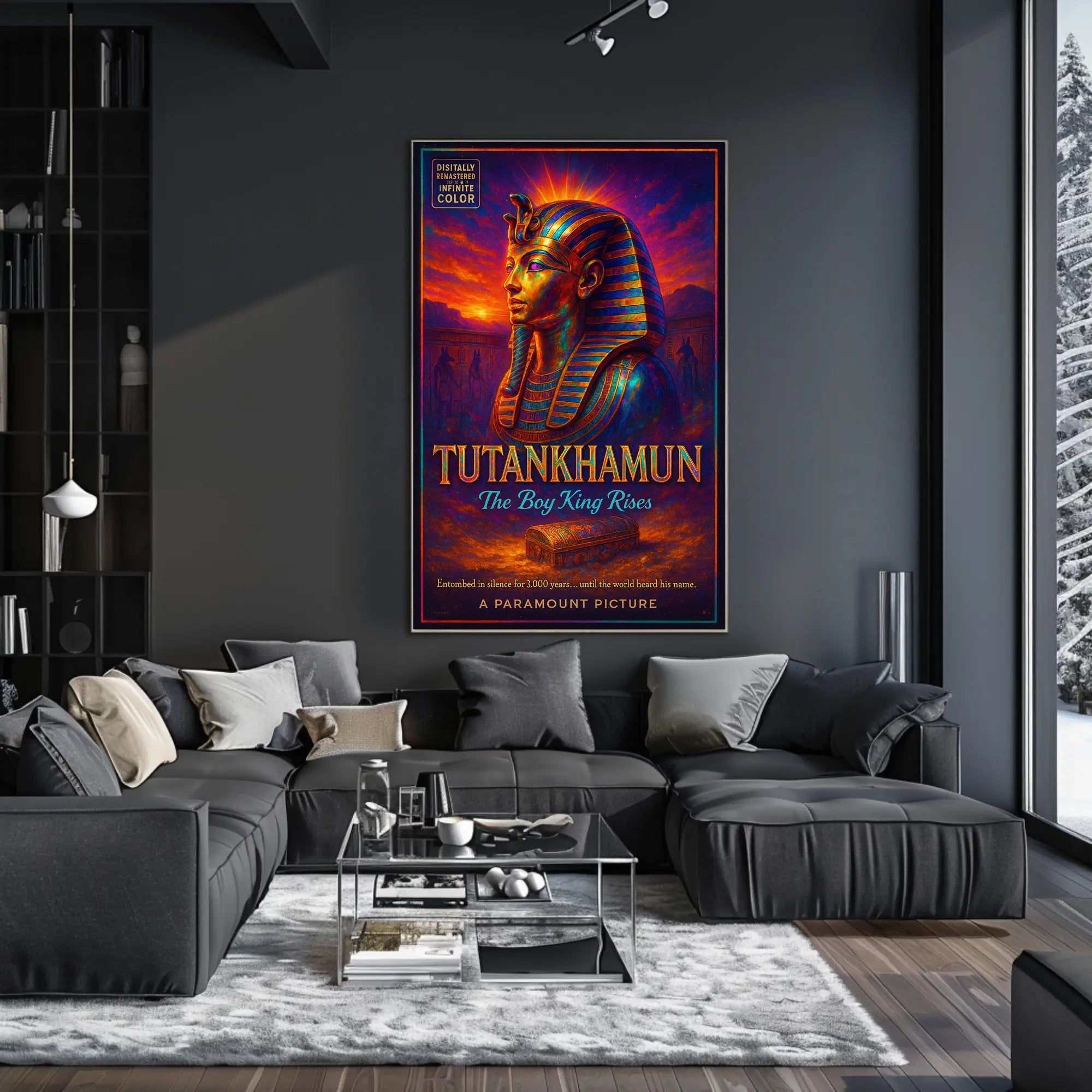 Tutankhamun The Boy King Rises Poster PosterGoat