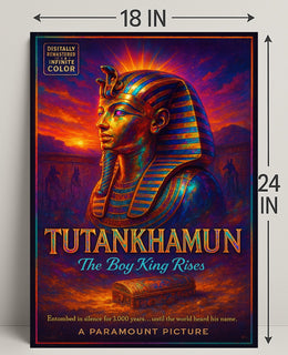 Tutankhamun The Boy King Rises Poster PosterGoat