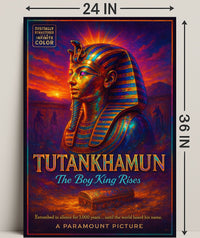 Tutankhamun The Boy King Rises Poster PosterGoat