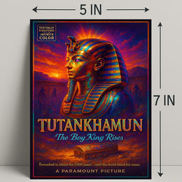 Tutankhamun The Boy King Rises Poster PosterGoat