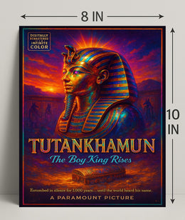 Tutankhamun The Boy King Rises Poster PosterGoat
