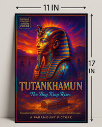Tutankhamun The Boy King Rises Poster PosterGoat