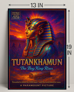 Tutankhamun The Boy King Rises Poster PosterGoat