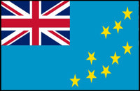 Tuvalu National Flag Artwork for Country Flag Poster PosterGoat