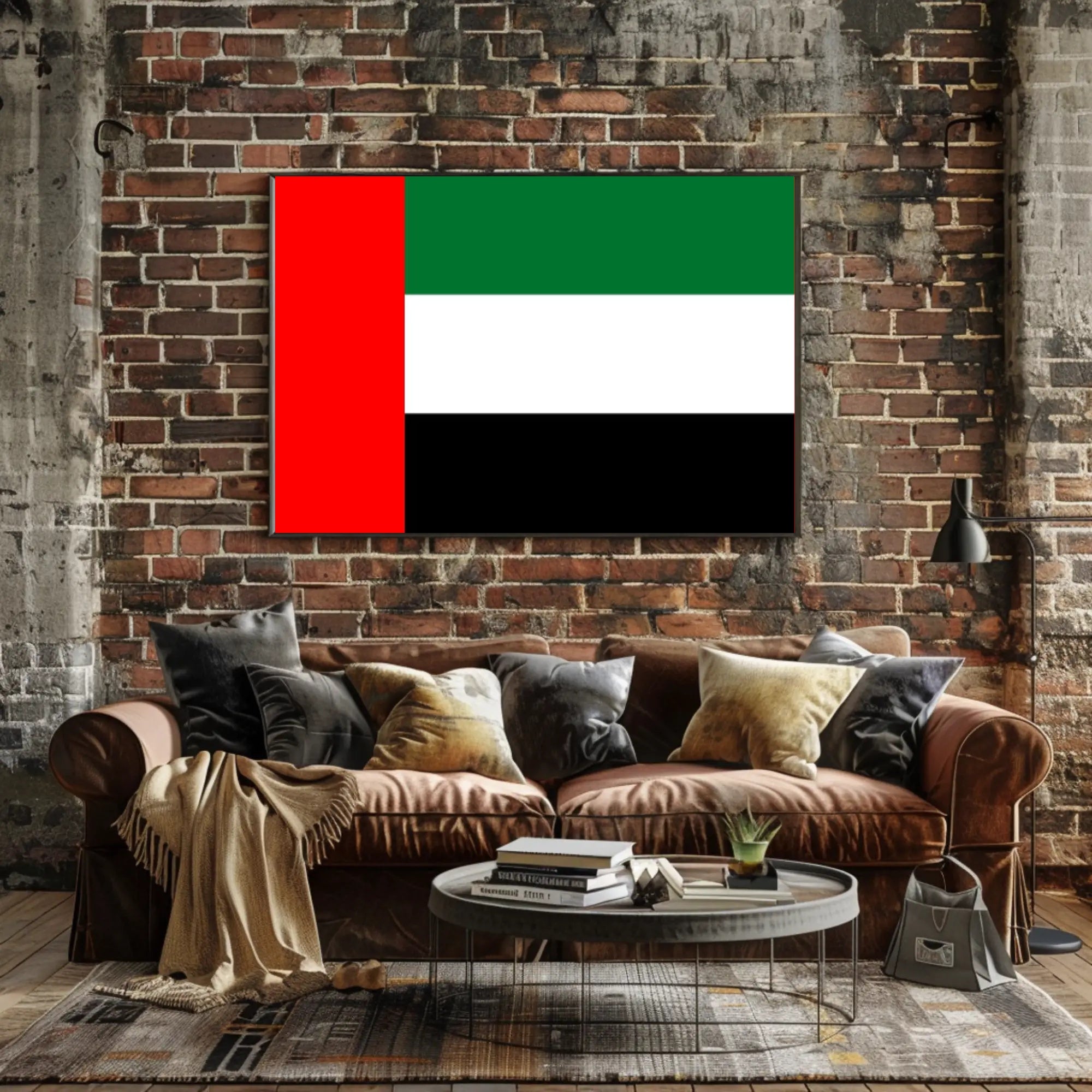UAE Flag Illustration Celebrating National Pride Country Flag Poster PosterGoat