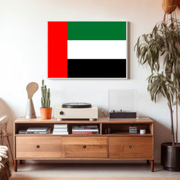 UAE Flag Illustration Celebrating National Pride Country Flag Poster PosterGoat