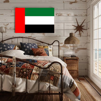 UAE Flag Illustration Celebrating National Pride Country Flag Poster PosterGoat