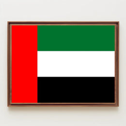 UAE Flag Illustration Celebrating National Pride Country Flag Poster PosterGoat