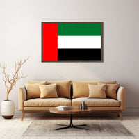 UAE Flag Illustration Celebrating National Pride Country Flag Poster PosterGoat
