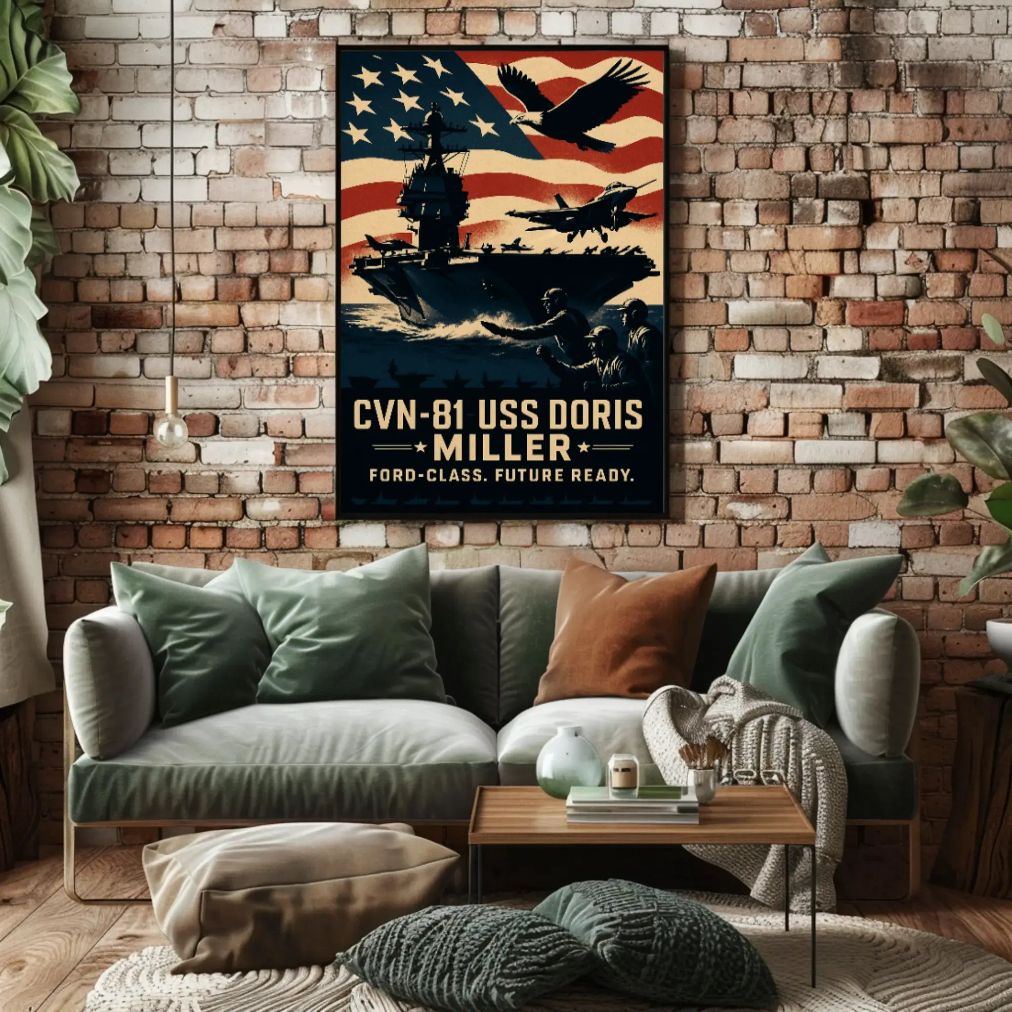 USS Doris Miller Powerhouse of Innovation Recruitment Poster PosterGoat