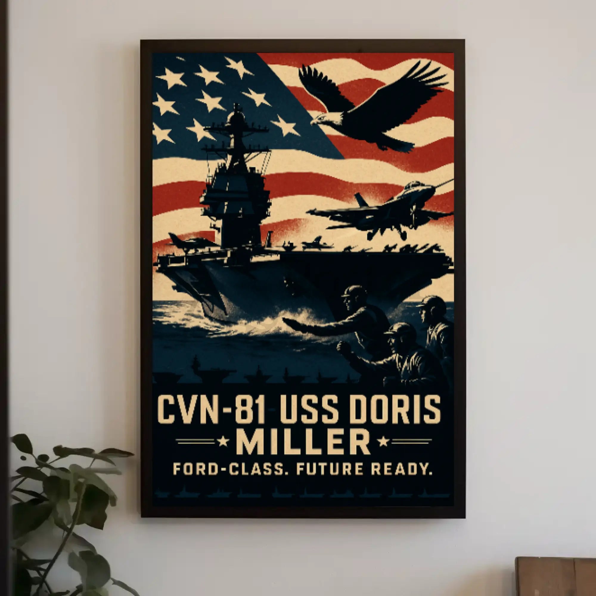 USS Doris Miller Powerhouse of Innovation Recruitment Poster PosterGoat