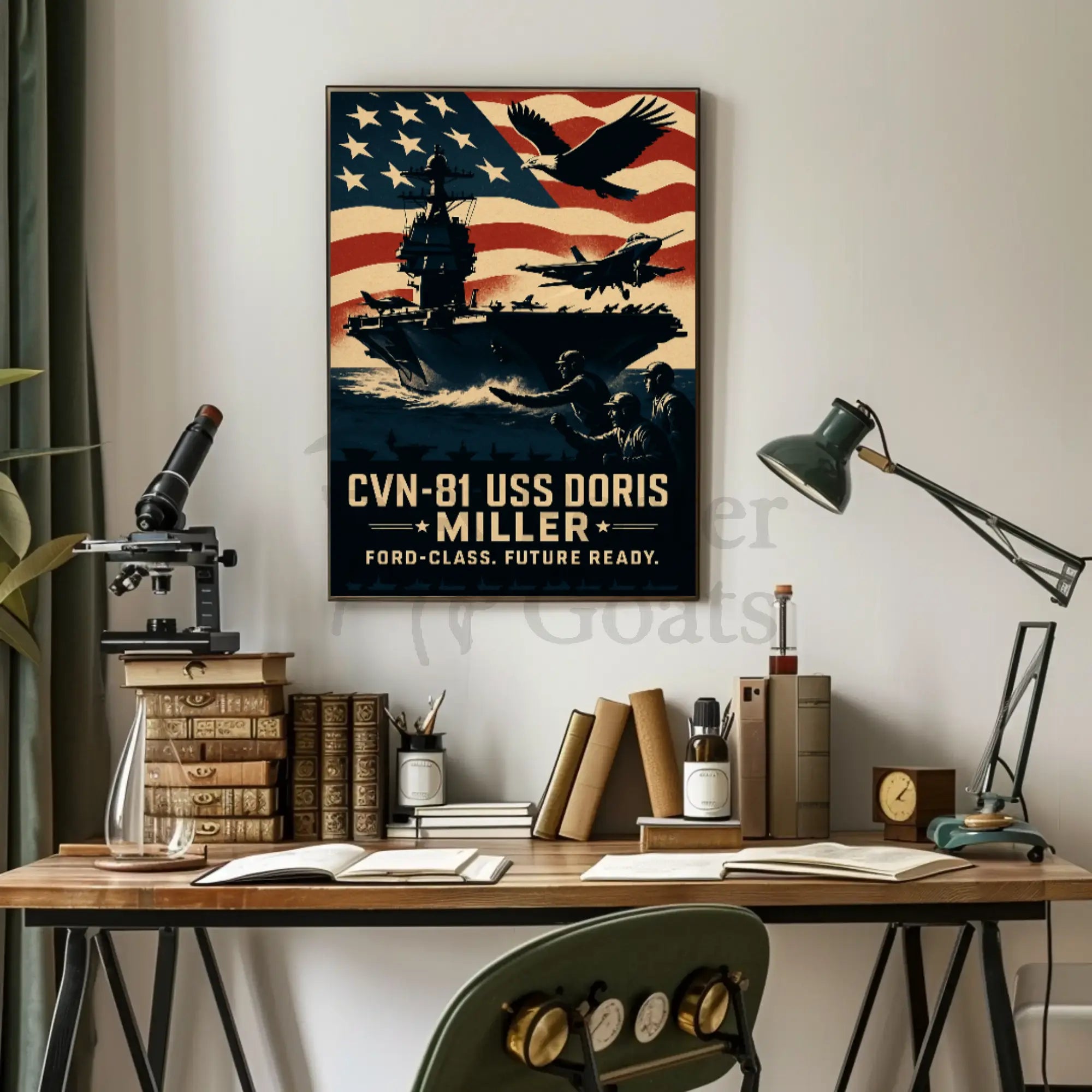 USS Doris Miller Powerhouse of Innovation Recruitment Poster PosterGoat