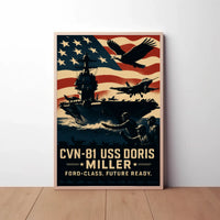 USS Doris Miller Powerhouse of Innovation Recruitment Poster PosterGoat
