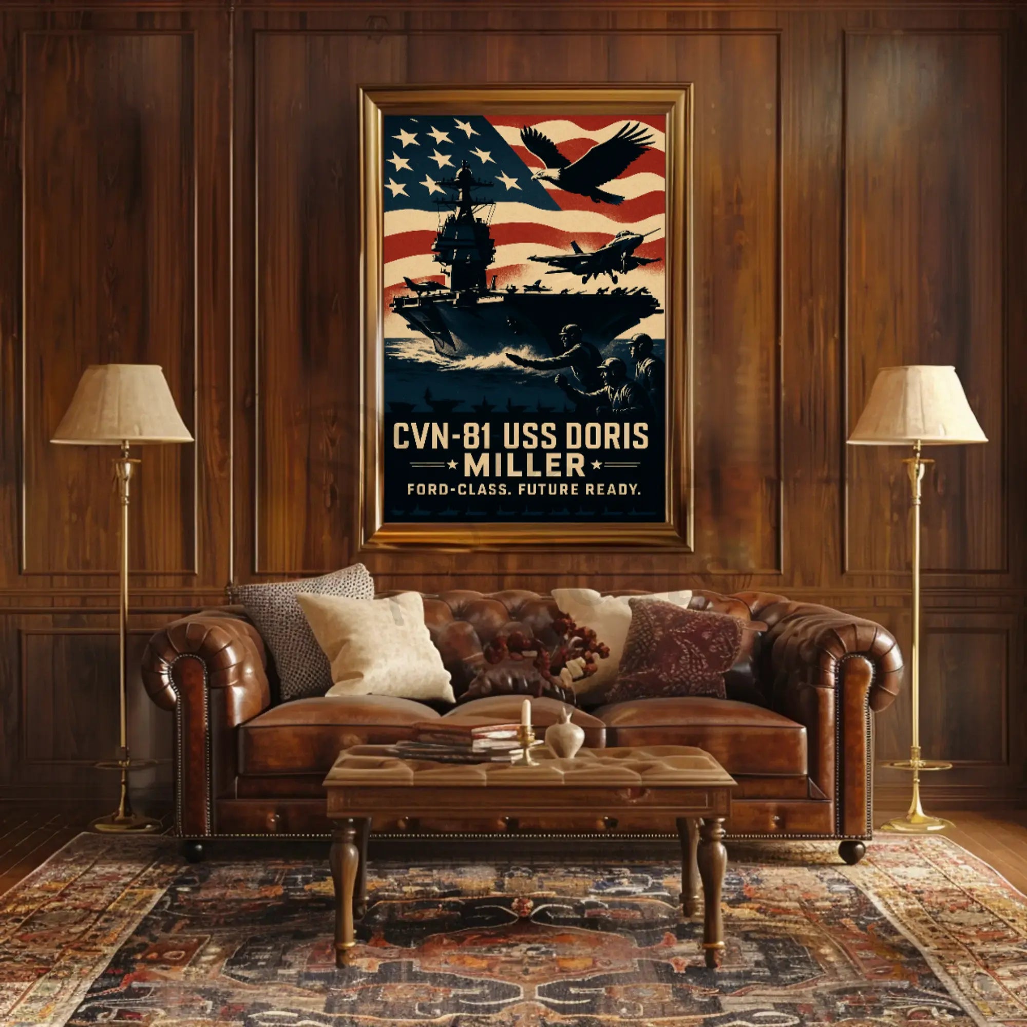 USS Doris Miller Powerhouse of Innovation Recruitment Poster PosterGoat
