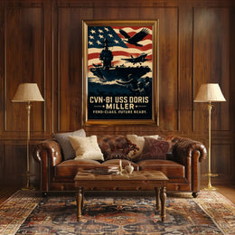 USS Doris Miller Powerhouse of Innovation Recruitment Poster PosterGoat