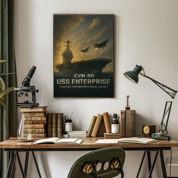 USS Enterprise CVN-80 Poster PosterGoat