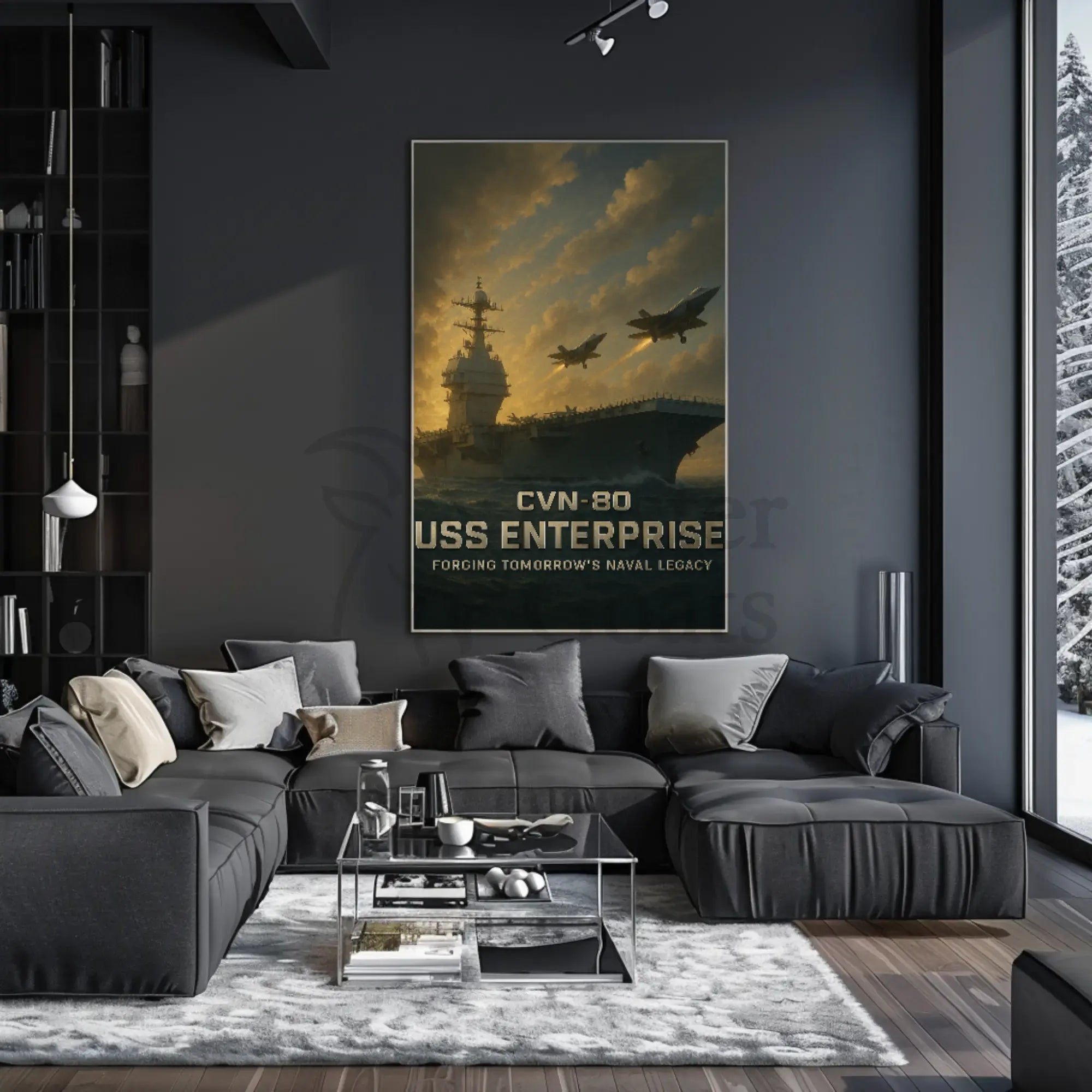 USS Enterprise CVN-80 Poster PosterGoat