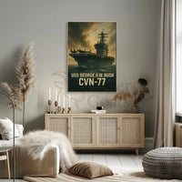 USS George H.W. Bush CVN-77 Poster PosterGoat