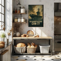 USS George H.W. Bush CVN-77 Poster PosterGoat