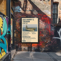 USS Harry S. Truman Military Achievements Poster PosterGoat