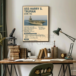 USS Harry S. Truman Military Achievements Poster PosterGoat