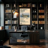 USS Harry S. Truman Military Achievements Poster PosterGoat