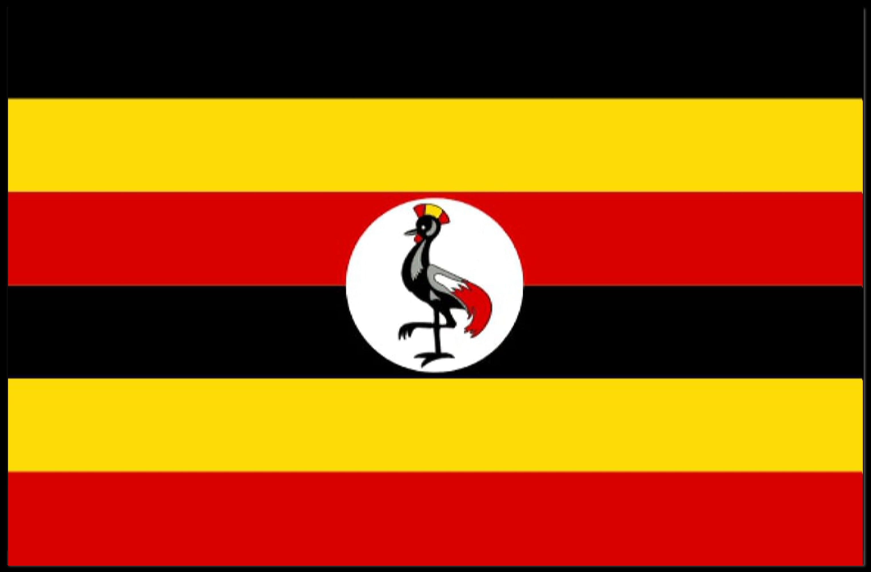 Uganda National Flag Art for Country Flag Poster PosterGoat