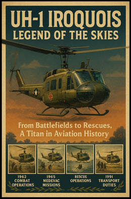 Uh-1 Iroquois Legend Of The Skies Poster PosterGoat