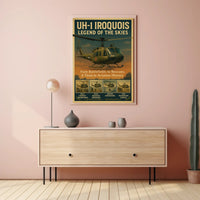 Uh-1 Iroquois Legend Of The Skies Poster PosterGoat