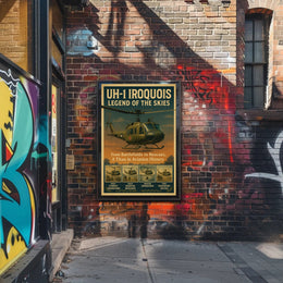 Uh-1 Iroquois Legend Of The Skies Poster PosterGoat