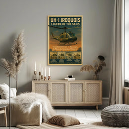Uh-1 Iroquois Legend Of The Skies Poster PosterGoat