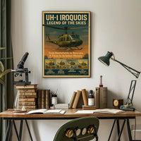 Uh-1 Iroquois Legend Of The Skies Poster PosterGoat