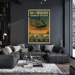 Uh-1 Iroquois Legend Of The Skies Poster PosterGoat