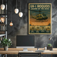 Uh-1 Iroquois Legend Of The Skies Poster PosterGoat