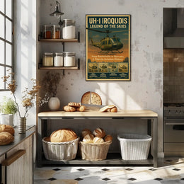 Uh-1 Iroquois Legend Of The Skies Poster PosterGoat