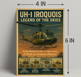 Uh-1 Iroquois Legend Of The Skies Poster PosterGoat