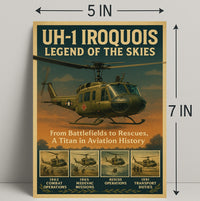 Uh-1 Iroquois Legend Of The Skies Poster PosterGoat