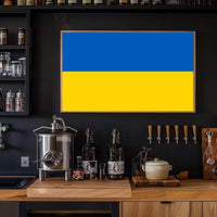 Ukrainian National Flag: Patriotic Symbol, Country Flag Poster PosterGoat
