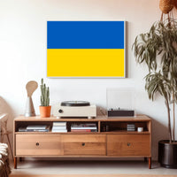 Ukrainian National Flag: Patriotic Symbol, Country Flag Poster PosterGoat