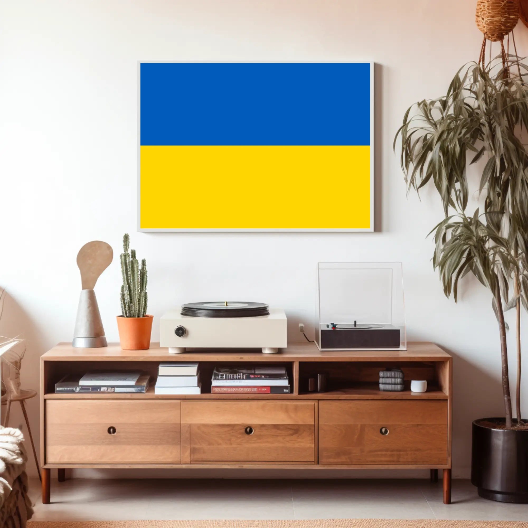 Ukrainian National Flag: Patriotic Symbol, Country Flag Poster PosterGoat