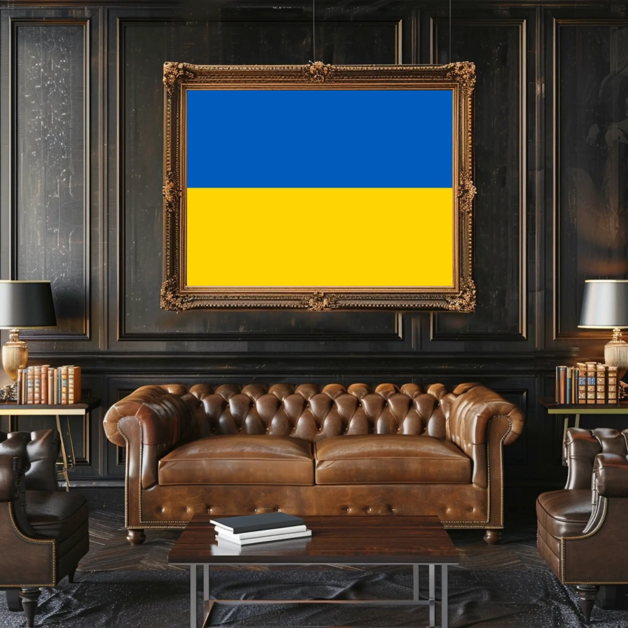 Ukrainian National Flag: Patriotic Symbol, Country Flag Poster PosterGoat