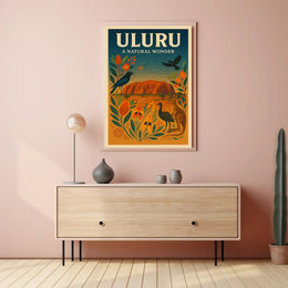 Uluru A Natural Wonder Poster PosterGoat