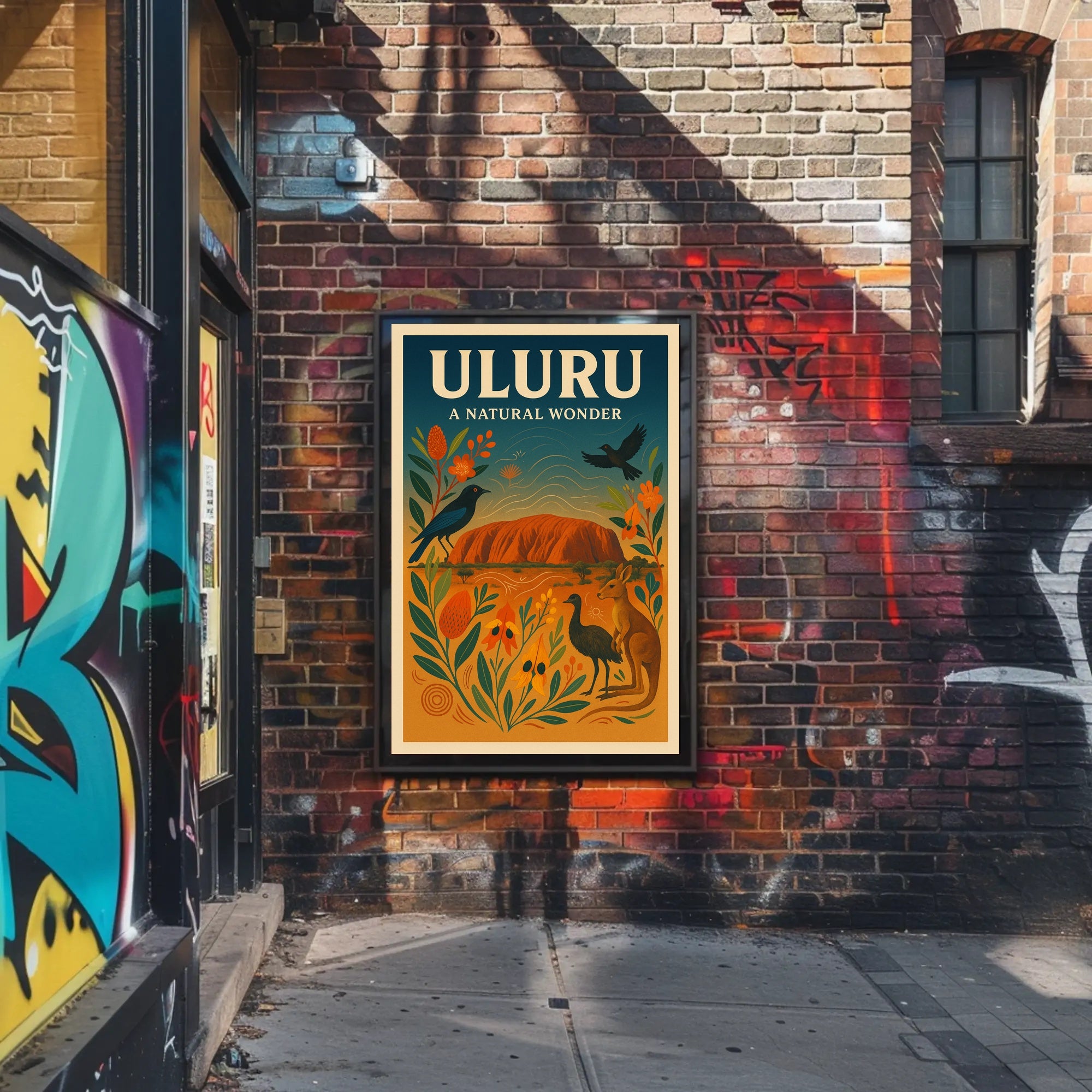 Uluru A Natural Wonder Poster PosterGoat