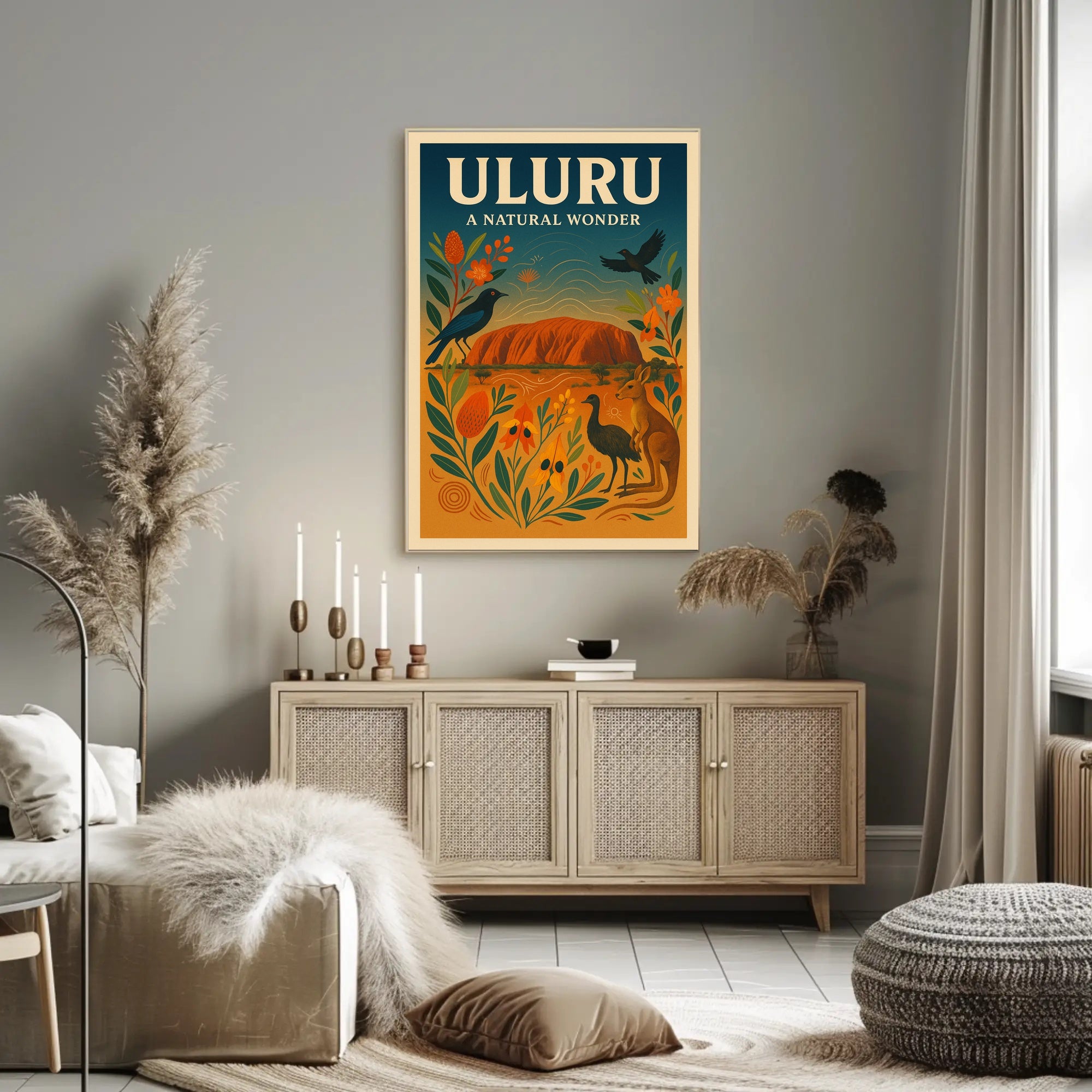 Uluru A Natural Wonder Poster PosterGoat
