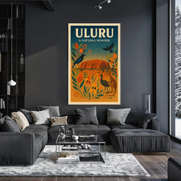 Uluru A Natural Wonder Poster PosterGoat